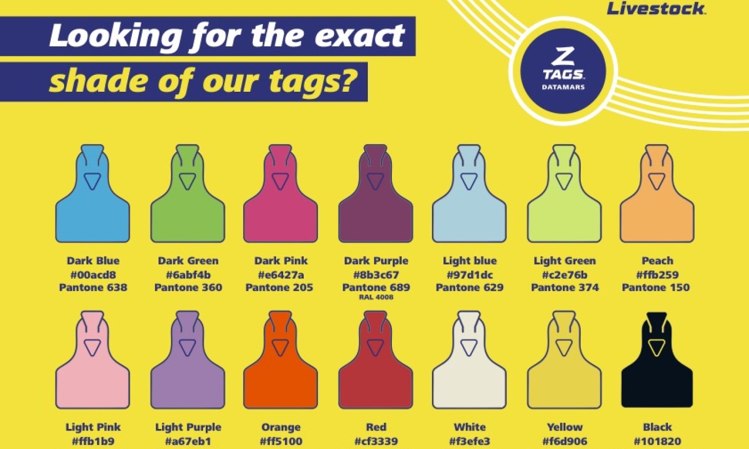 Pantone colour IDs